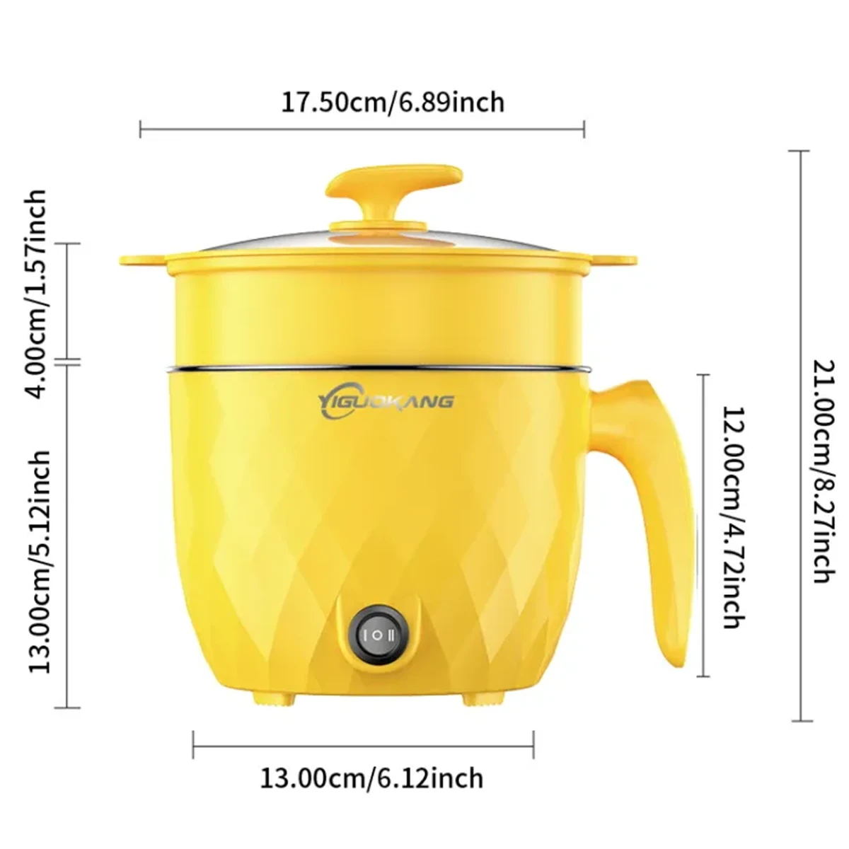 Multi Mini Electric Non-Stick Rice Cooker - 1.8 Liter - Image 5