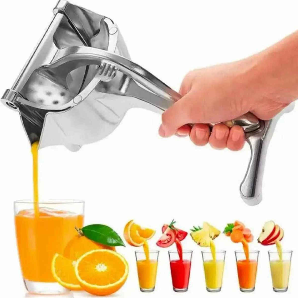 Manual Juice Squeezer Aluminum Alloy Hand Pressure Juicer Pomegranate Orange Lemon Sugar Cane Juice Kitchen Bar Fruit Tools Acce - Image 6