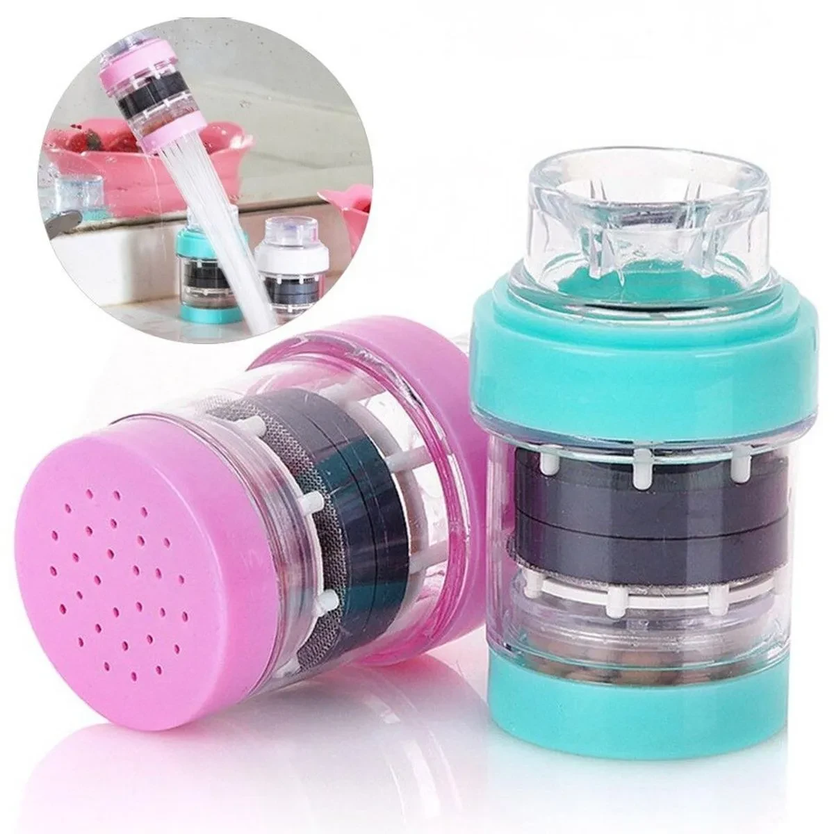 Mini Water Filter For Tap ,Mini Magnetization Water Purifier For Bathroom & Kitchen - Image 4