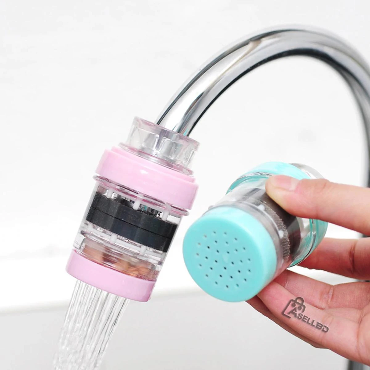 Mini Water Filter For Tap ,Mini Magnetization Water Purifier For Bathroom & Kitchen - Image 3