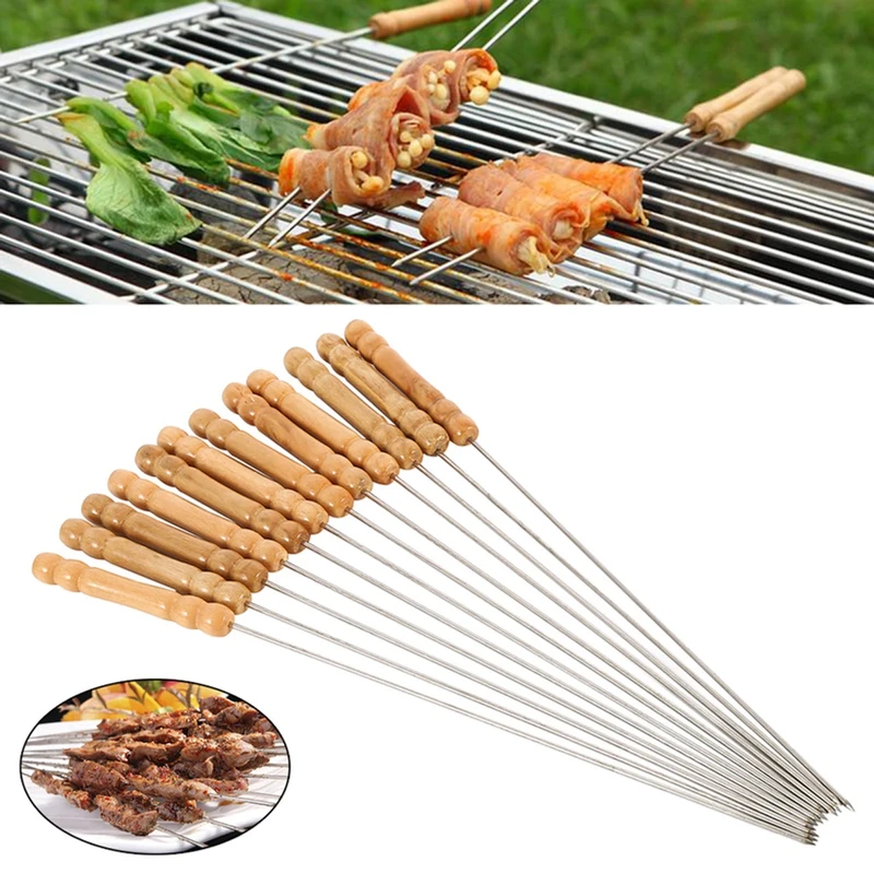 5-In-1 Combo Offer 14 inch BBQ Machine+6 Pieces BBQ Stick+2 Pieces Silicone Oil Brush+Steel Food Clip+Bamboo Shashlik Stick 8 inch 1 Pack - Image 5