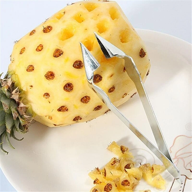 Fruit and Vegetable Peeler Pineapple Slicer Cutter Stainless Steel Kitchen Gadgets Pineapple Slicer Clips