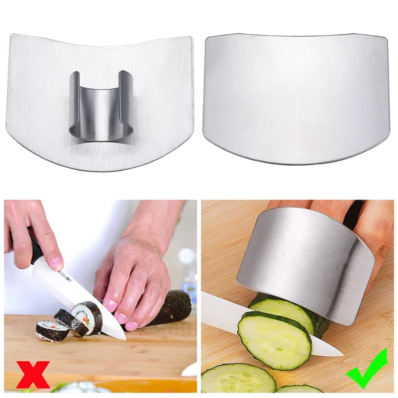 Finger Guard Finger Protectors Stainless Steel Finger Hand Cut Protect Creative Kitchen Products Gadgets Tools