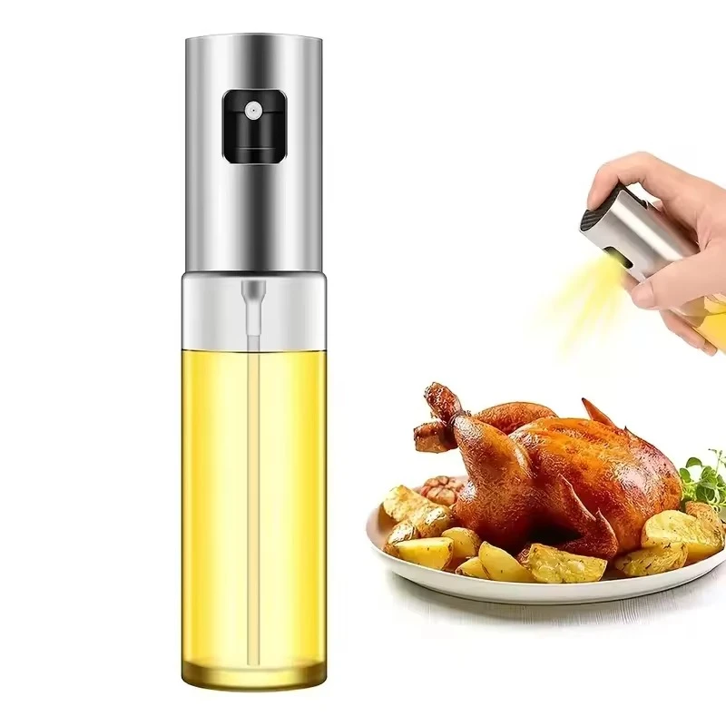 100ml Oil Spray Olive Empty Bottle, Squirt Gravy Sauce Container, BBQ Cooking Gadgets, Leak-proof Grill BBQ Outdoor Camping Picn